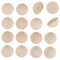 Unfinished Split Wooden Balls, Half Cut Wood for Crafts, Kids DIY Projects (2 In, 16 Pack)